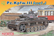 Сборная модель из пластика Д 1/72 Танк Pz.HI Ausf. J поздний (1/72) Dragon - фото