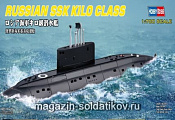 Сборная модель из пластика Подлодка Russian Navy Kilo Class (1/700) Hobbyboss - фото