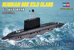 Сборная модель из пластика Подлодка Russian Navy Kilo Class (1/700) Hobbyboss