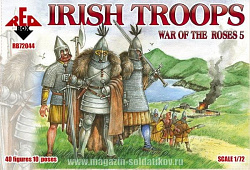 Война Роз. Набор 5. Ирландские войска (1/72) Red Box