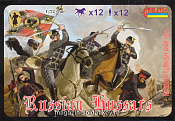Солдатики из пластика Русские гусары 1877 (1/72) Strelets - фото