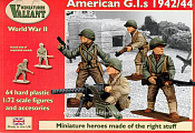 Солдатики из пластика American GIs 1942/44, 1:72, Valiant Miniatures - фото