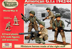 Солдатики из пластика American GIs 1942/44, 1:72, Valiant Miniatures