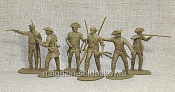 Солдатики из мягкого резиноподобного пластика Патриот, набор 6 шт, 1/32 Soldiers. Есть - фото