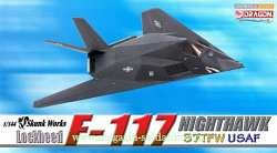Самолет USAF F-117 Nighthawk 37 TFW (1/144) Dragon