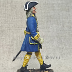Миниатюра из металла Шведский офицер 1709, 54 мм (575-036) (575-036)