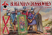 Солдатики из пластика Burgundian crossbowmen. 15 cent (1:72) Red Box - фото