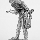 Миниатюра из олова 450 РТ Офицер полка конных егерей Императорской гвардии, 54 мм, Ратник