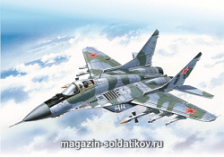 Сборная модель из пластика Самолет МиГ - 29 тип 9 - 13 1:72 Моделист