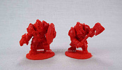 Солдатики из пластика Гномы (красный цвет), 1:32 Хобби Бункер - фото