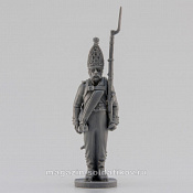Сборная миниатюра из смолы Гренадёр Павловского полка «на плечо» 28 мм, Аванпост - фото