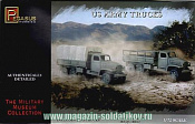 Сборная модель из пластика Американские армейские грузовики (2 шт), 1:72, Pegasus - фото