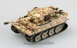 Масштабная модель в сборе и окраске Танк «Тигр" I (ранний) "Гроссдейчланд» 1943 г. 1:72 Easy Model