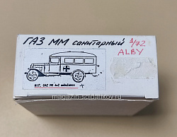 ГАЗ ММ санитарный 1/72 Alby miniatures (QM-415) (QM-415)