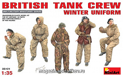 Сборные фигуры из пластика Британский танковый экипаж MiniArt (1/35)