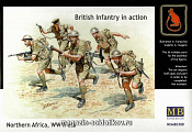 Сборные фигуры из пластика MB 3580 Британская пехота в бою,Северная Африка,2 (1/35) Master Box - фото