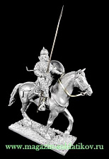 Миниатюра из металла Всадник поместной конницы с копьем 54 мм, Магазин Солдатики - фото