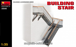 Сборная модель из пластика Лестница для зданий MiniArt (1/35)
