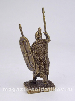 Миниатюра из бронзы Галл (1 фигурка) бронза 40 мм, Бронзовая коллекция