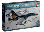 Сборная модель из пластика ИТ Самолет F/A-18 HORNET в ливрее "Tiger Meet 2016 1:72 Italeri - фото