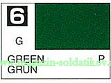 Краска художественная 10 мл. зелёная, глянцевая, Mr. Hobby. Краски, химия, инструменты - фото