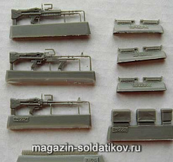 Аксессуары из смолы Американские пулеметы M60 различные версии. Tank