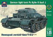 Сборная модель из пластика Немецкий легкий танк Т-II J (1/35) АРК моделс - фото