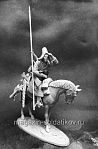 Сборная миниатюра из смолы Конный киргиз-кайсах, 1812-14, 54 мм, Chronos miniatures - фото