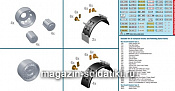 Сборная модель из пластика ИТ Колесные диски и брызговики (1/24) Italeri - фото