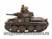 Сборная модель из металла Panzer 38(t) B, C (15мм) Flames of War - фото