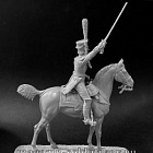 Сборная миниатюра из металла Штаб-офицер Лейб-Гвардии Литовского полка, Россия 1812-14 гг 54 мм, Chronos miniatures