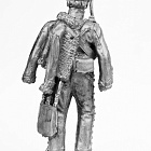 Миниатюра из олова 472 РТ Рядовой 1-го гусарского полка Российско-германского легиона, 1812 г., 54 мм, Ратник