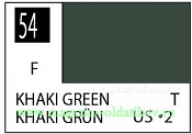 Краска художественная 10 мл. зеленый хаки, матовая, Mr. Hobby. Краски, химия, инструменты - фото