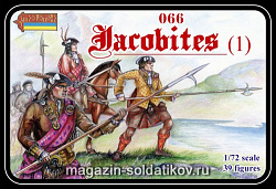 Солдатики из пластика Якобиты, набор №1, (1/72) Strelets
