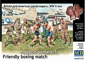 Сборные фигуры из пластика MB 35150 Дружественный матч по боксу (1/35) Master Box - фото