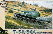 Сборная модель из пластика Средний танк T-54, 1:72, PST - фото