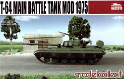 Сборная модель из пластика T-64B Main Battle Tank Mod 1975, (1:72), Modelcollect