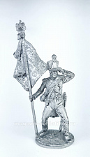 Миниатюра из олова Суб-лейтенант, 1-й орлоносец линейного полка. Франция, 1812-15 гг. 54 мм EK Castings - фото