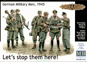 Сборные фигуры из пластика MB 35162 «Let's stop them here!», Немецкие военные, 1945 (1/35) Master Box - фото