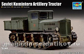Сборная модель из пластика Тягач советский артиллерийский «Коминтерн» 1:72 Трумпетер - фото