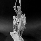 Сборная миниатюра из смолы Штаб-офицер Лейб-Гвардии Литовского полка, Россия 1812-14 54 мм, Chronos miniatures