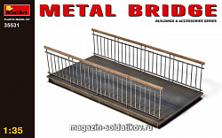 Сборная модель из пластика Металлический мост (1/35) MiniArt