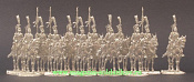 Миниатюра из металла Французские гвардейские уланы в строю. 1809-1915 гг. 30 мм, Berliner Zinnfiguren - фото