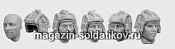 Аксессуары из смолы Советские головы №5 (танкисты). Tank - фото