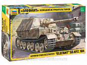 Сборная модель из пластика Немецкий истребитель танков «Элефант» (1/35) Звезда - фото