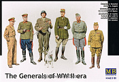 Сборная модель из пластика MB 35108 The Generals of WW II (1/35) Master Box - фото