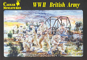 Солдатики из пластика Британская армия. Вторая мировая война (1/72) Caesar Miniatures - фото