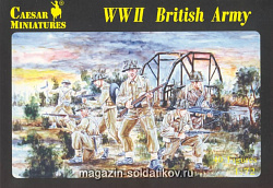 Солдатики из пластика Британская армия. Вторая мировая война (1/72) Caesar Miniatures