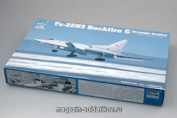 Сборная модель из пластика Самолет Ту-22М3 (1:72) Трумпетер