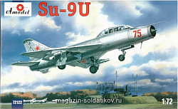 Сборная модель из пластика Сухой Су-9У Советский тренировочный самолет Amodel (1/72)